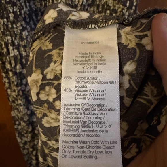 Madewell Melody Smocked Midi Dress in Floral size M - Picture 5 of 5